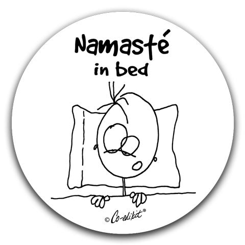 "Namaste" Car Coasters by Co-edikit