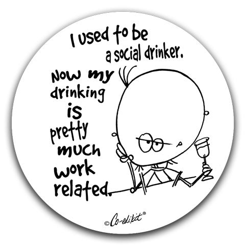 "I Used To Be" Car Coasters by Co-edikit