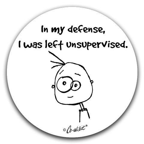 "In My Defense" Car Coasters by Co-edikit