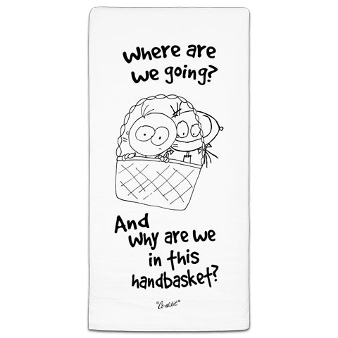 "Where Are We Going" Flour Sack Towel by Co-edikit