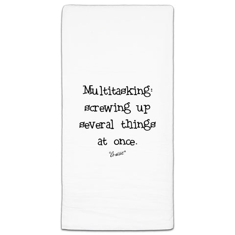 "Multitasking" Flour Sack Towel by Co-edikit