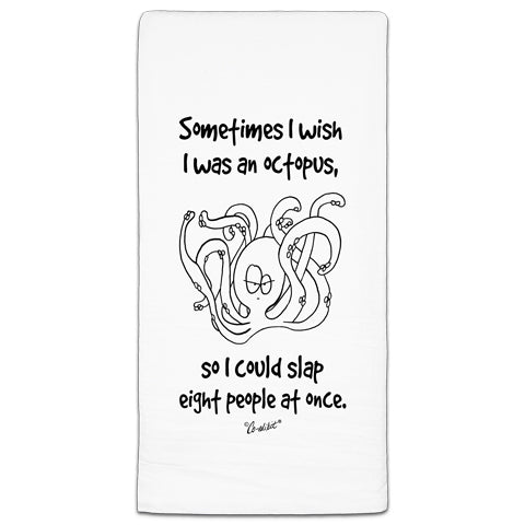 "Sometimes I Wish" Flour Sack Towel by Co-edikit