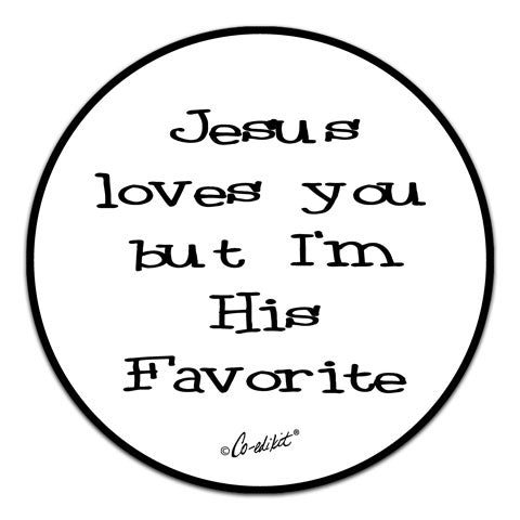 "Jesus Loves You" Vinyl Decal by Co-Edikit