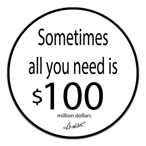 "Sometimes All You Need" Vinyl Decal by Co-Edikit