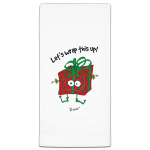 "Let's Wrap" Flour Sack Towel by Co-edikit