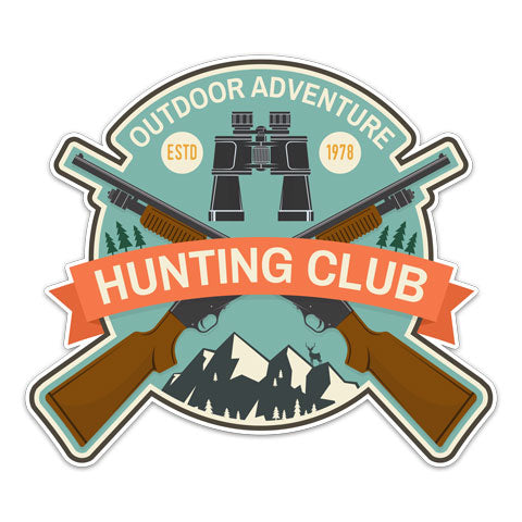 "Hunting Club" Vinyl Decal by CJ Bella Co