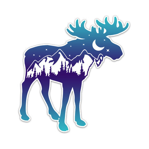 "Moose" Vinyl Decal by CJ Bella Co