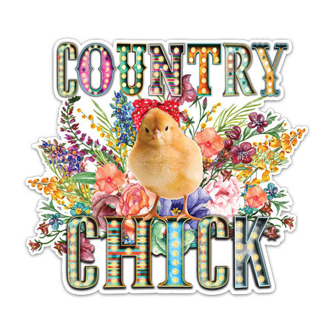 "Country Chick" Vinyl Decal by CJ Bella Co