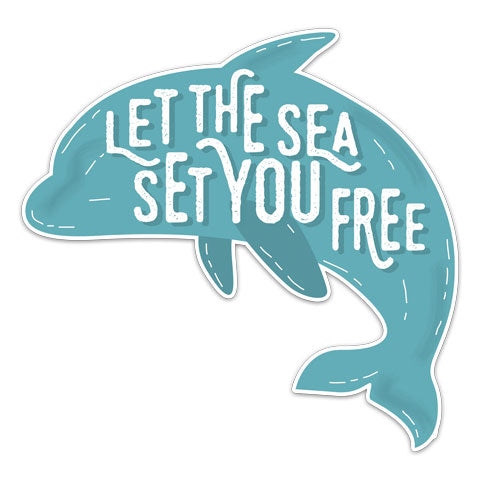 "Let The Sea" Vinyl Decal by CJ Bella Co