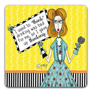 DM037-0061-Drinking-Was-Bad-Table-Top-Coasters-by-Dolly-Mama-and-CJ-Bella-Co