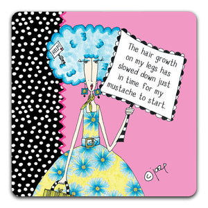 DM118-0143 The Hair Growth Drink Coaster by Dolly Mama and CJ Bella Co