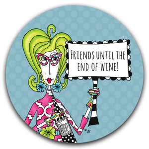 DM235-Friends-Until-The-End-Rubber-Car-Coaster-Designed-and-printed-in-the-US-CJ-Bella-Co