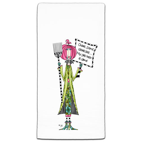 "Chaos" Dolly Mama's by Joey Flour Sack Towel