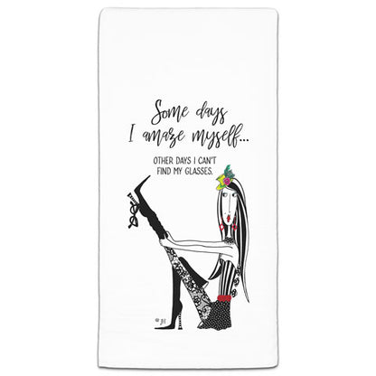 "Some Days I Amaze Myself" Dolly Mama's by Joey Flour Sack Towel - CJ Bella Co.