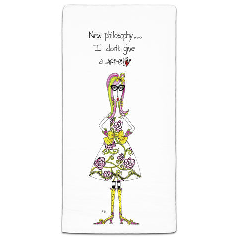 "New Philosophy" Dolly Mama's by Joey Flour Sack Towel