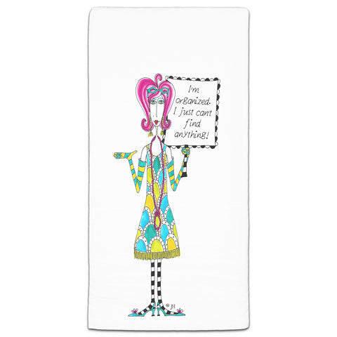 "I'm Organized" Dolly Mama's by Joey Flour Sack Towel - CJ Bella Co.