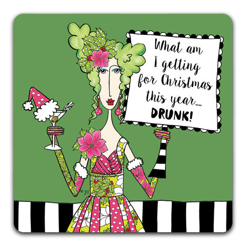 What Am I Getting Dolly Mama's by Joey Drink Coaster – CJ Bella Co.