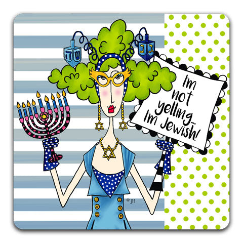 "I'm Not Yelling" Dolly Mama's by Joey Drink Coaster