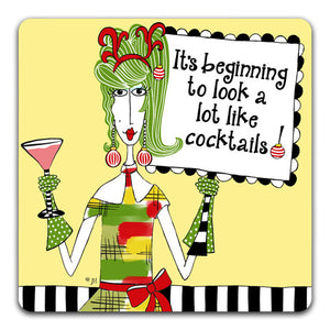 "It's Beginning" Dolly Mama's by Joey Drink Coaster