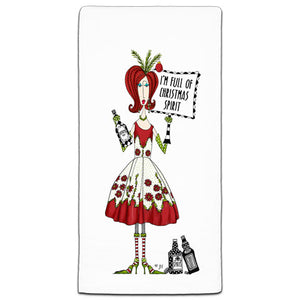 "I'm Full Of" Dolly Mama's by Joey Flour Sack Towel