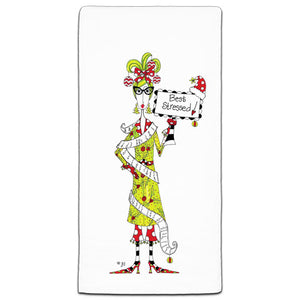 "Best Stressed" Dolly Mama's by Joey Flour Sack Towel