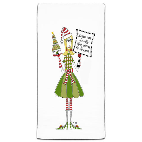 "The Tree Isn't" Dolly Mama's by Joey Flour Sack Towel - CJ Bella Co.