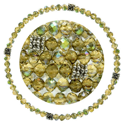 Stackin' Stones Single Bracelet - Green Tones - CJ Bella Co.