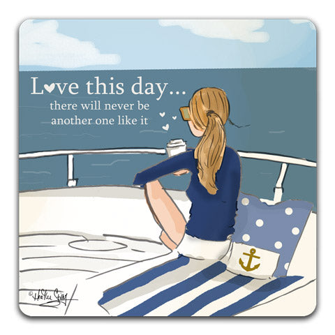 "Love This Day" Drink Coaster by Heather Stillufsen