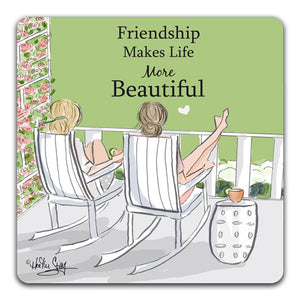 RH1-139-Two-friends-sitting-in-rockers-on-a-porch-Tabletop-Coaster-by-CJ-Bella-Co-and-Rose-Hill-Design-Studio