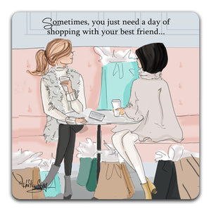 RH1-142-Two-friends-shopping-Tabletop-Coaster-by-CJ-Bella-Co-and-Rose-Hill-Design-Studio