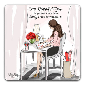 RH1-164 Dear Beautiful You Tabletop-Coaster-by-CJ-Bella-Co-and-Rose-Hill-Design-Studio