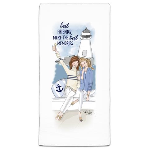 "Best Friends Make" Flour Sack Towel by Heather Stillufsen