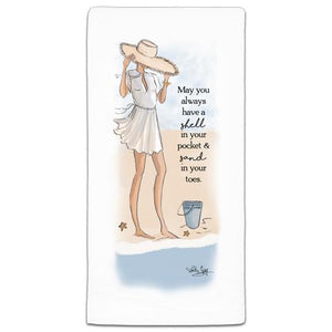 "May You Always" Flour Sack Towel by Heather Stillufsen