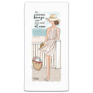 "An Ocean Breeze" Flour Sack Towel by Heather Stillufsen