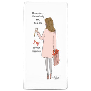 "Remember... You and Only You" Flour Sack Towel by Heather Stillufsen