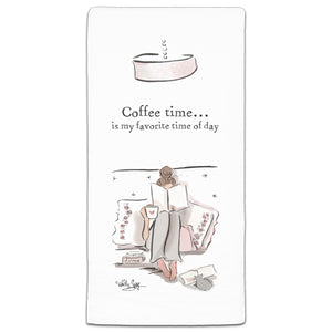 RH3-167 Coffee Time flour sack towel by Heather Stillufsen and CJ Bella Co.