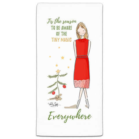 RH3-187 Tis the Season flour sack towel by Heather Stillufsen and CJ Bella Co.