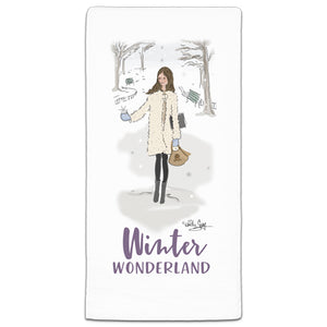 RH3-198 Winter Wonderland flour sack towel by Heather Stillufsen and CJ Bella Co.