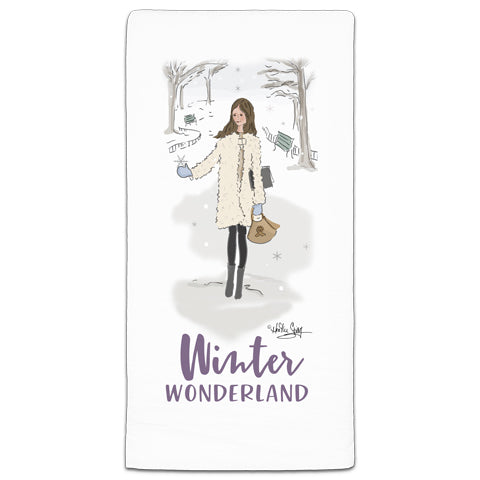 "Winter Wonderland" Flour Sack Towel by Heather Stillufsen