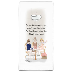 "As We Grow Older" Flour Sack Towel by Heather Stillufsen