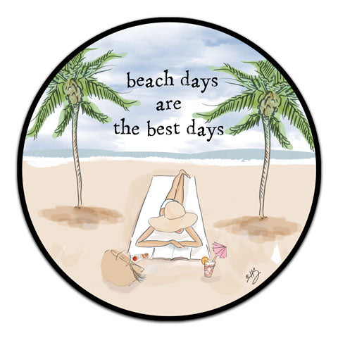 "Beach Days Are" Vinyl Decal by Heather Stillufsen