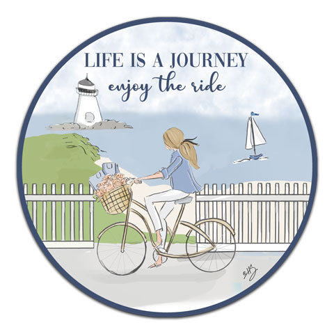 "Life Is A Journey" Vinyl Decal by Heather Stillufsen