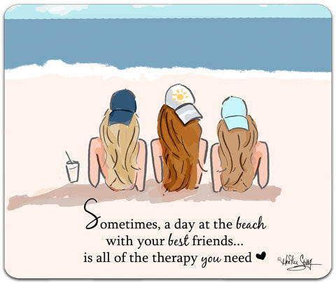 "Sometimes, A Day" Mouse Pad by Heather Stillufsen