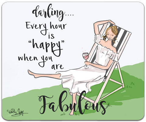 "Darling...Every Hour" Mouse Pad by Heather Stillufsen