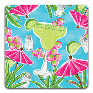 "Margarita" Drink Coaster by Tracey Gurley - CJ Bella Co.