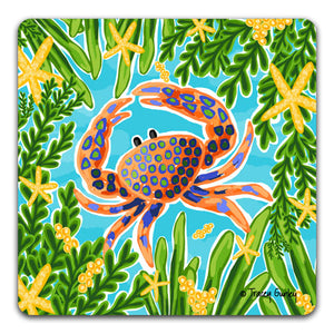 TG152-Crab-Table-Top-Coaster-by-Tracey-Gurley-and-CJ-Bella-Co