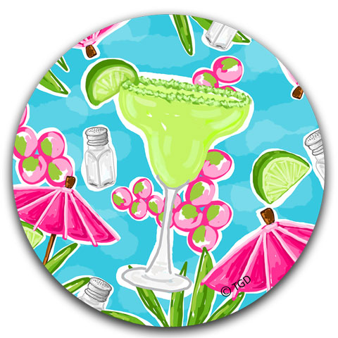 "Margarita" Car Coaster by Tracey Gurley - CJ Bella Co.