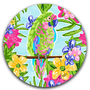 "Parrot" Car Coaster by Tracey Gurley - CJ Bella Co.