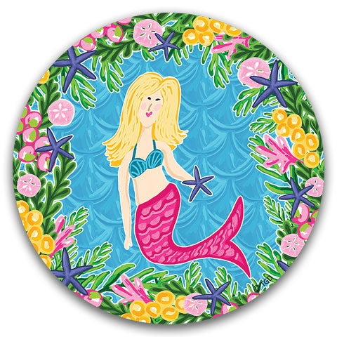 "Mermaid" Car Coaster by Tracey Gurley