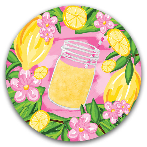 "Lemons" Car Coaster by Tracey Gurley